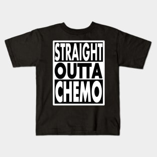 STRAIGHT OUTTA CHEMO Kids T-Shirt